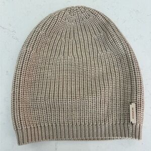 Coach Beanie 100% Wool Knit Slouch Winter Hat